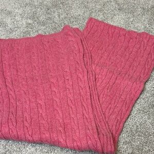 J. Crew Angora Blend Cable Knit Scarf